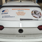 Adhésif microperforé vitre arrière ZZP'RENO