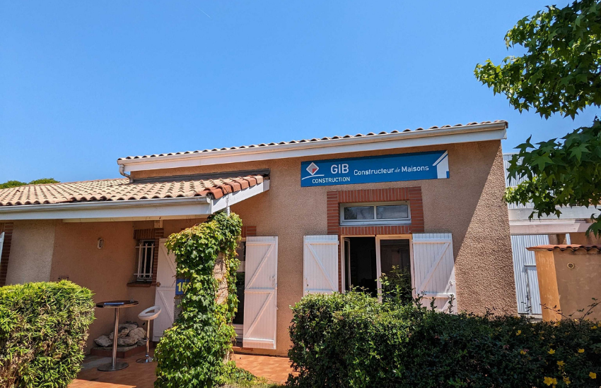 Enseigne panneau GIB Construction