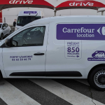 Flocage véhicule Carrefour Location