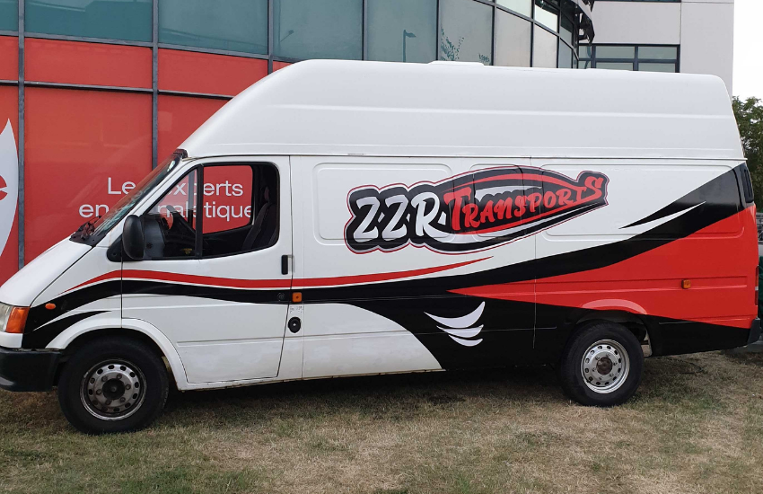 Marquage véhicule ZZR Transports