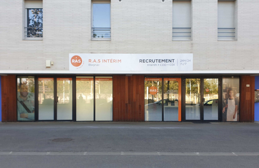 Panneau enseigne RAS Interim