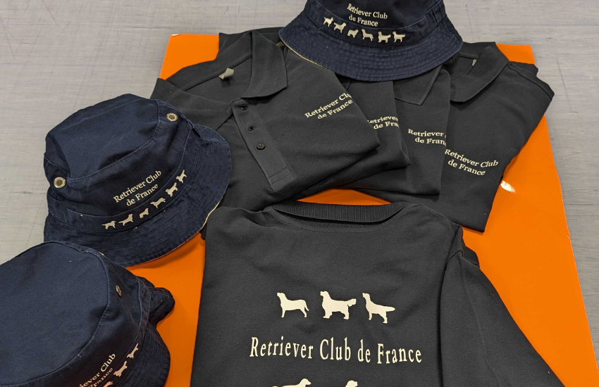 Flocage textile Retriever Club de France