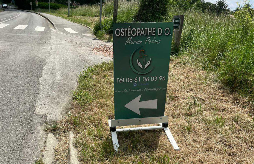 Stop trottoir Ostéopathe